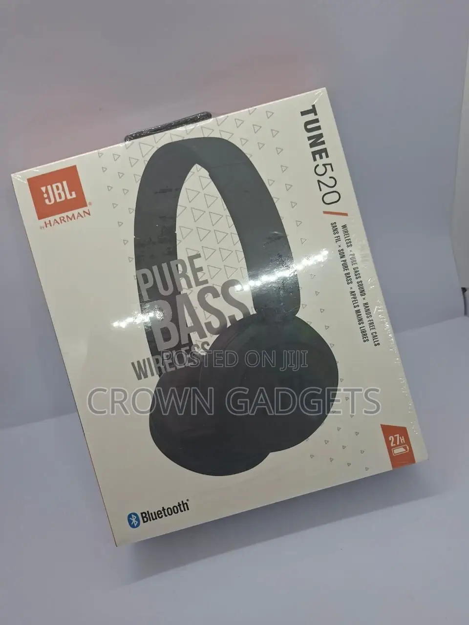 Wireless on-Ear Headphones With JBL Pure Bass Sound