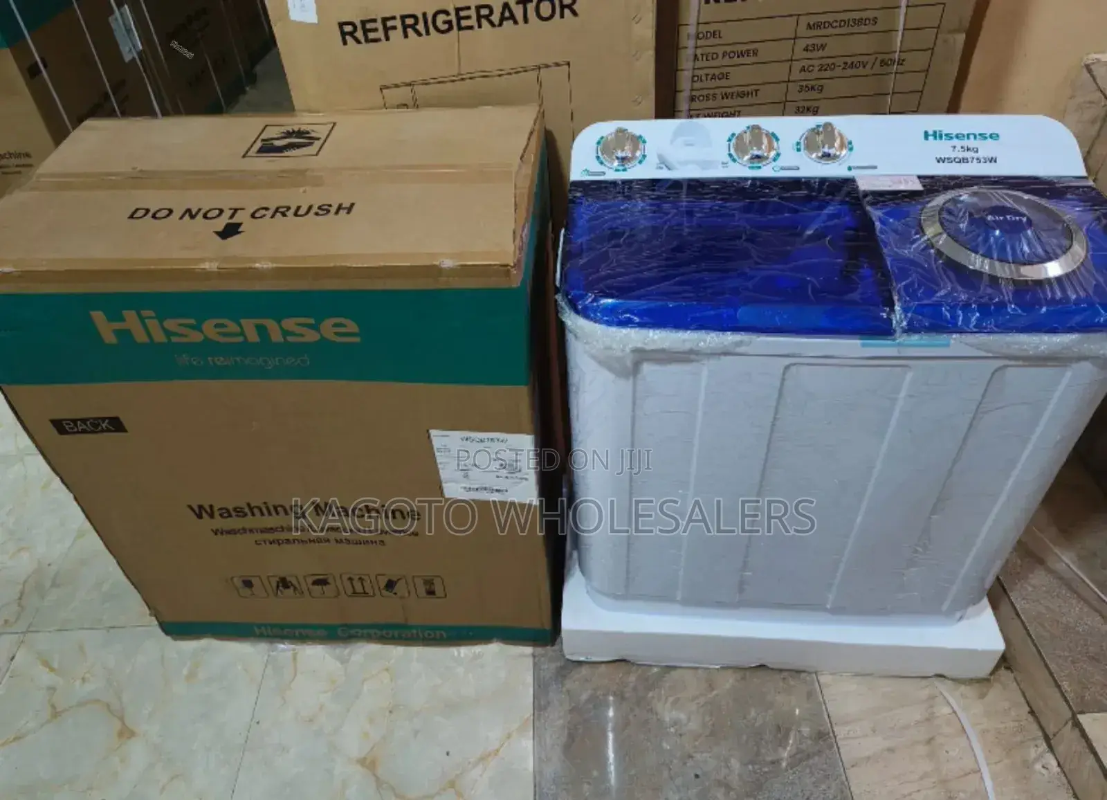 Hisense 7.5 KGS Washing Machine Wash and Spin