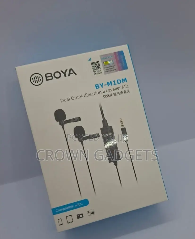 Boya by-M1dm Dual Mic – For Phone, Camera Laptop