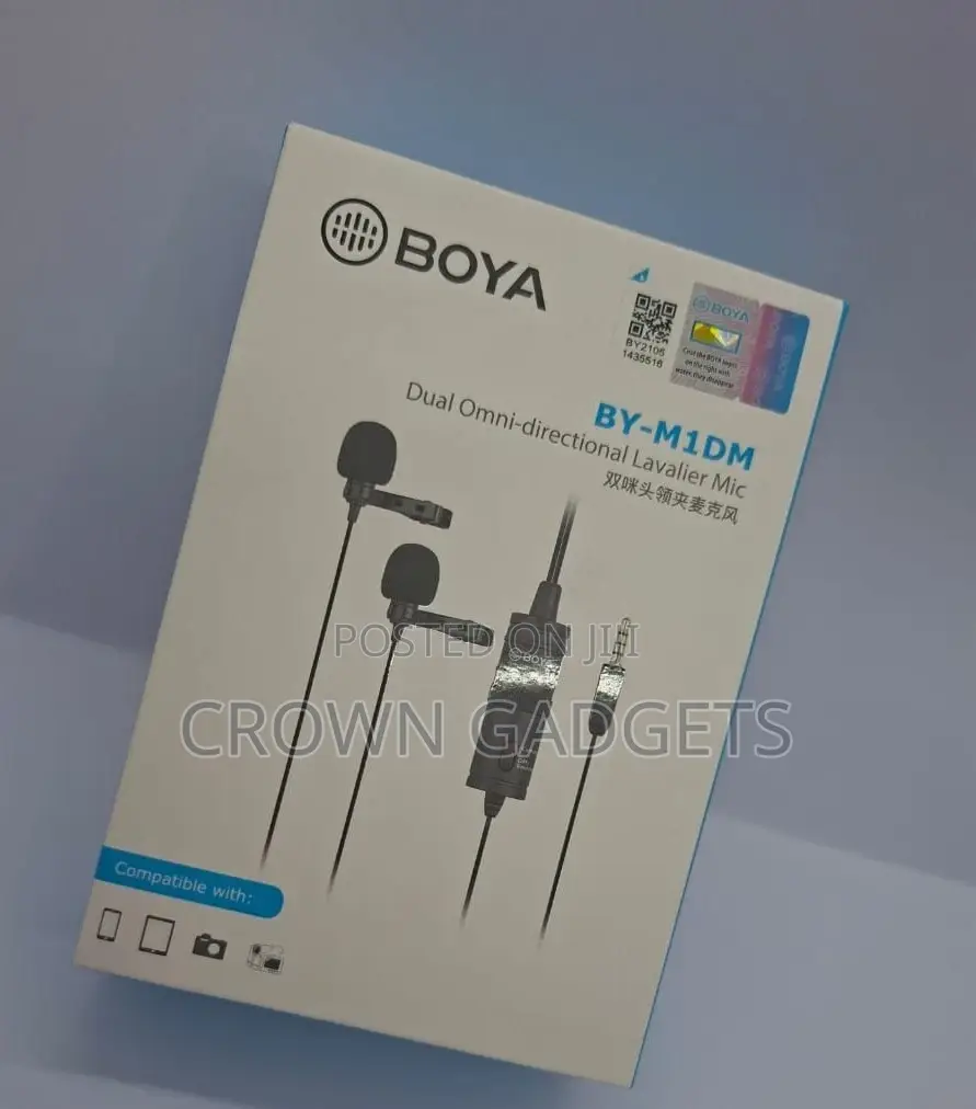 Boya by-M1dm Dual Mic – For Phone, Camera Laptop