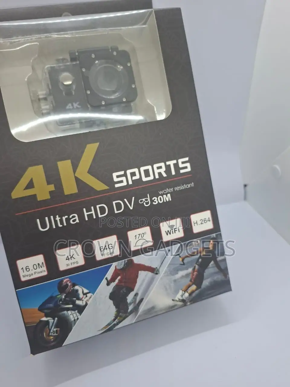 Ultra Hd Cam – 30m Water Resistant, Tf Card Slot