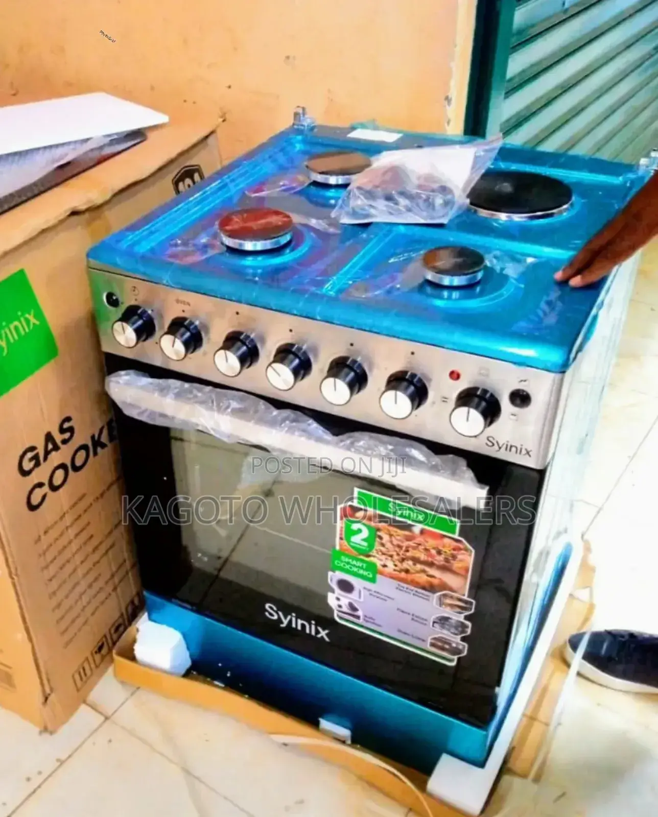 Syinix Gas Cooker 60 by 60 With Jet Valve