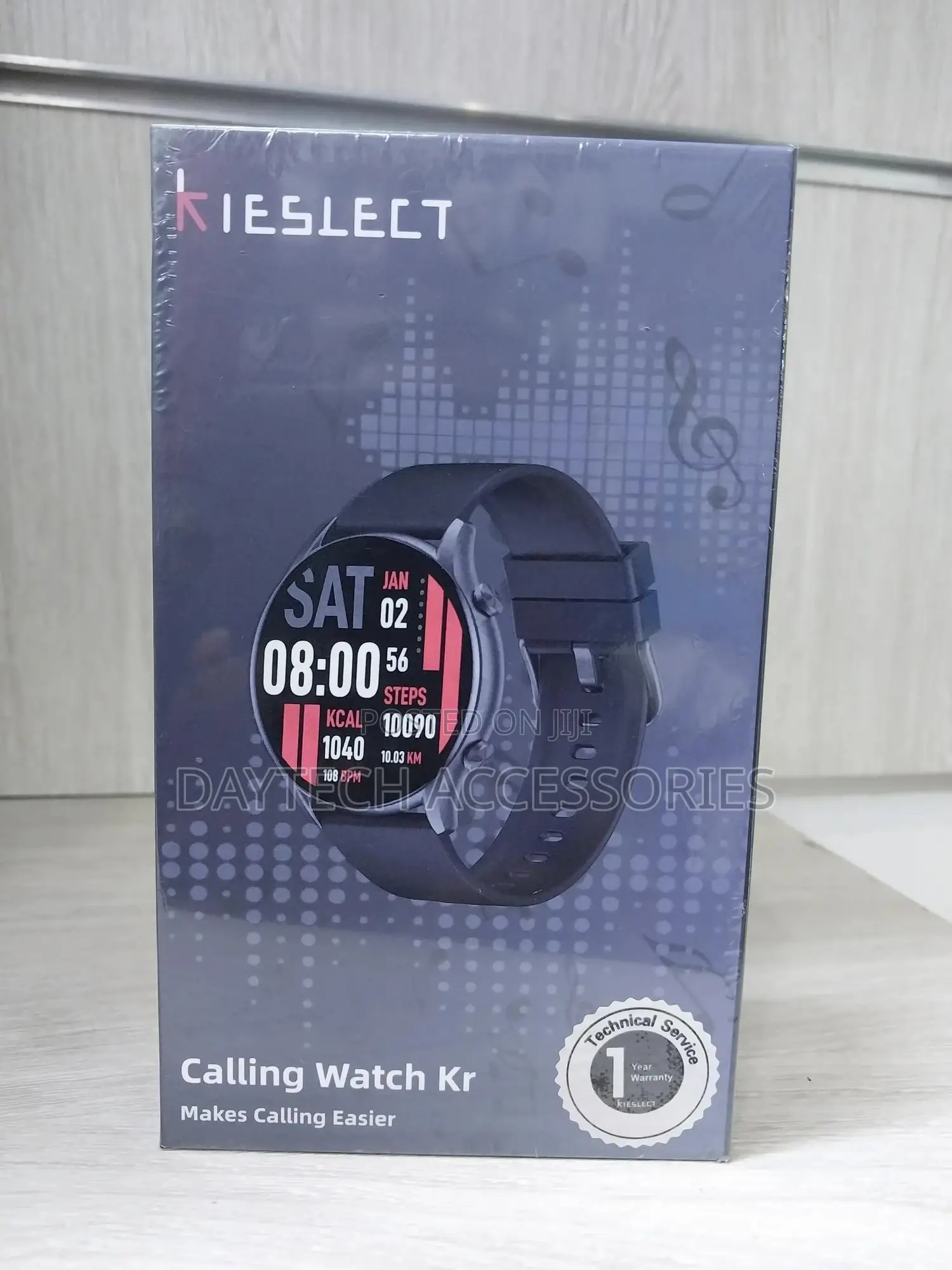 Smart Watch Kieslect Smart Calling Watch Kr Black