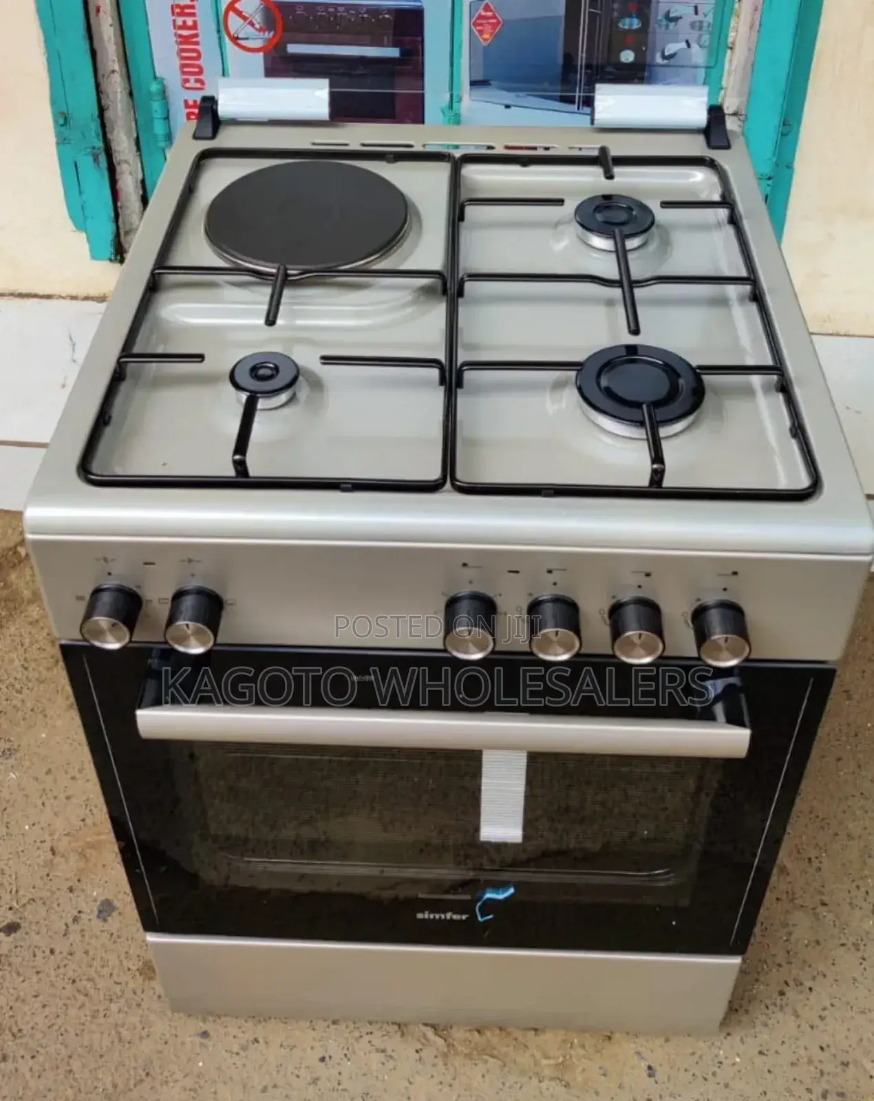 *Simfer Cooker 60cmx60cm 3gas+1electric,