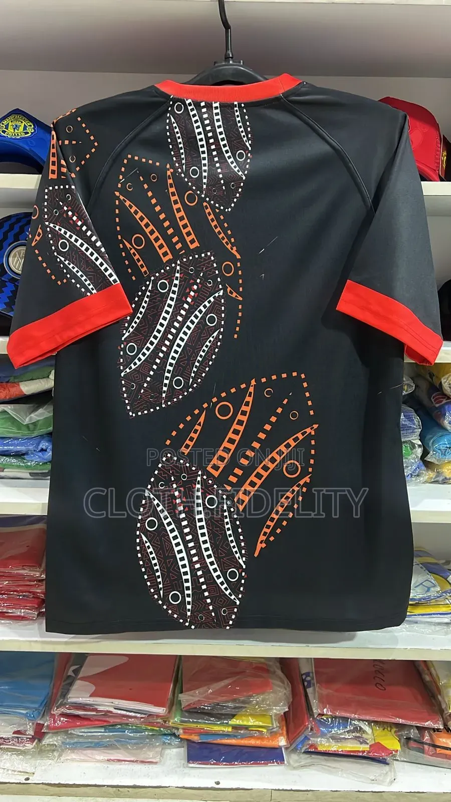 Rugby Kenya Jerseys( Red and Black)