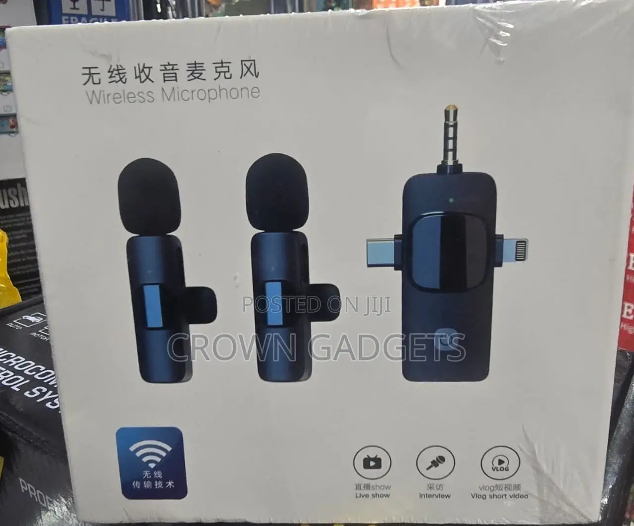 Universal Lavalier Mics – Android, iPhone Camera Use