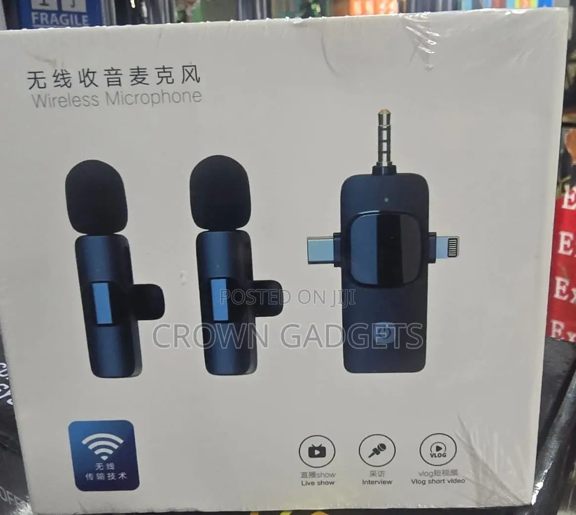 Universal Lavalier Mics – Android, iPhone Camera Use