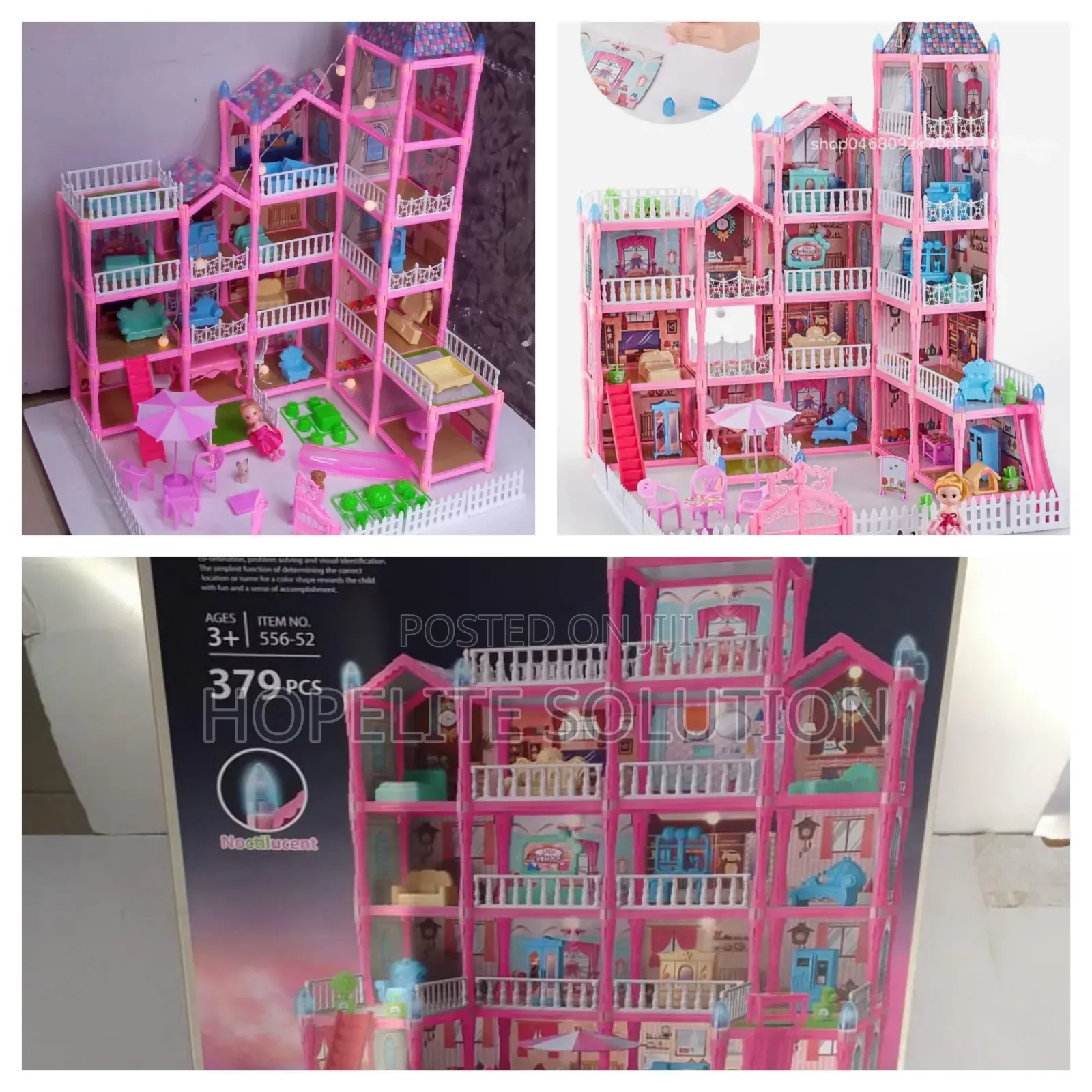 379 Pieces Doll House