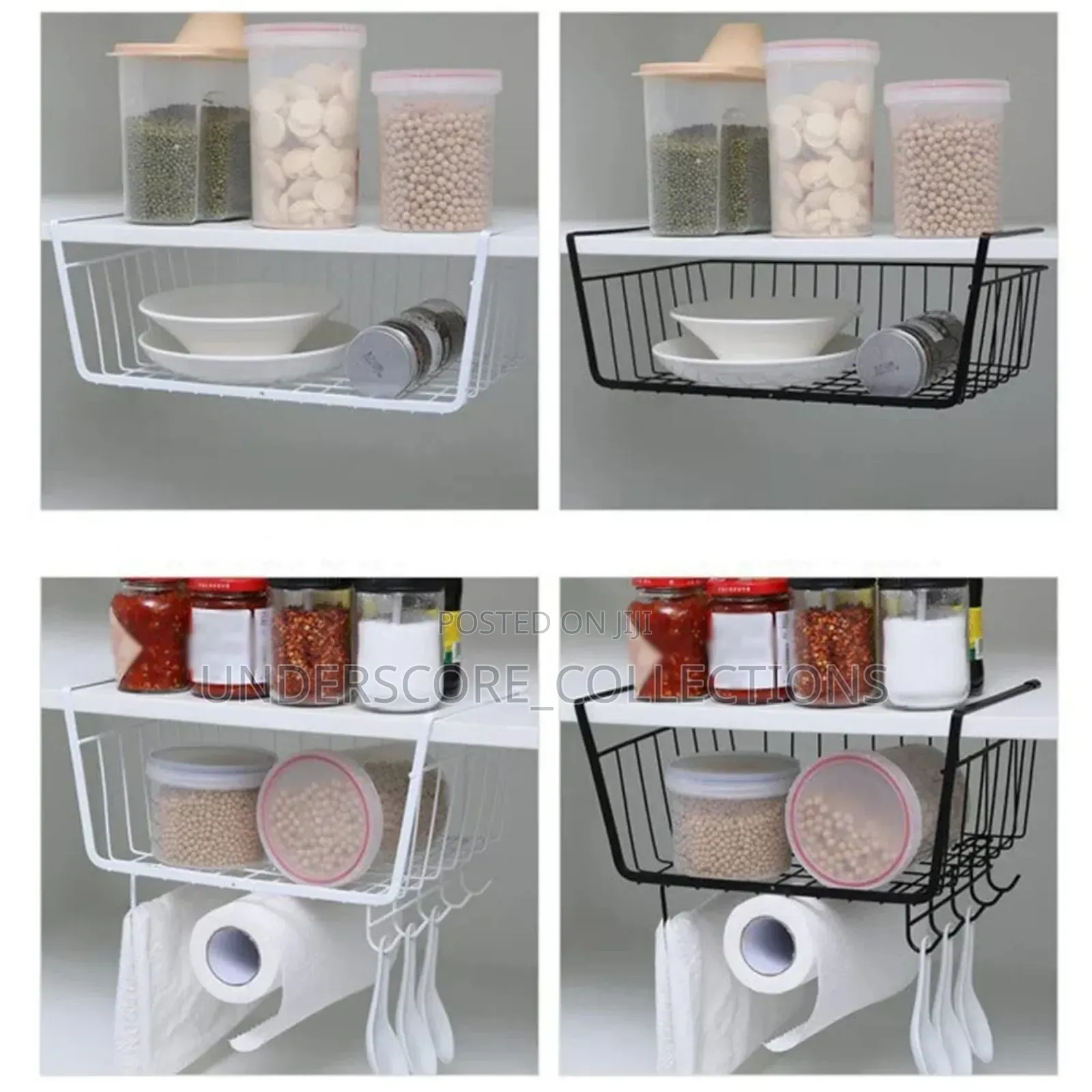 Under the Cabinet Partition Hanging Basket*