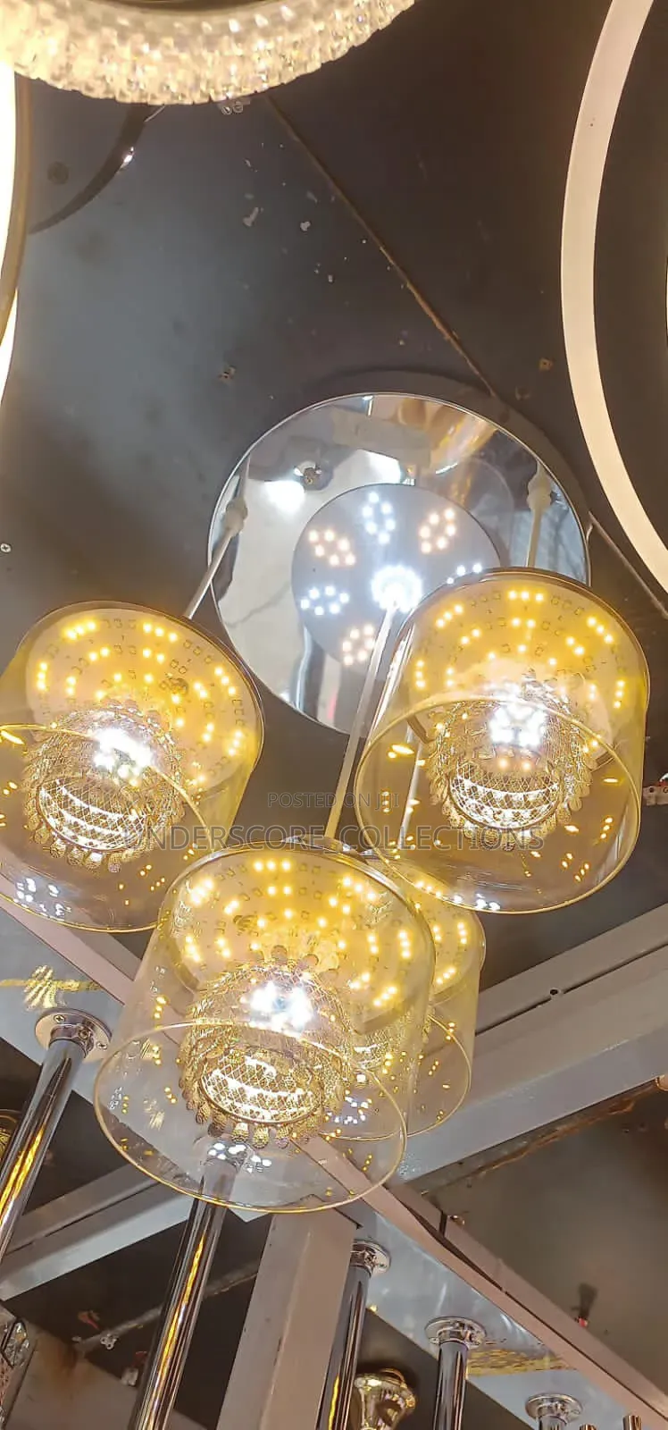 Executive Chandelier Warm Light