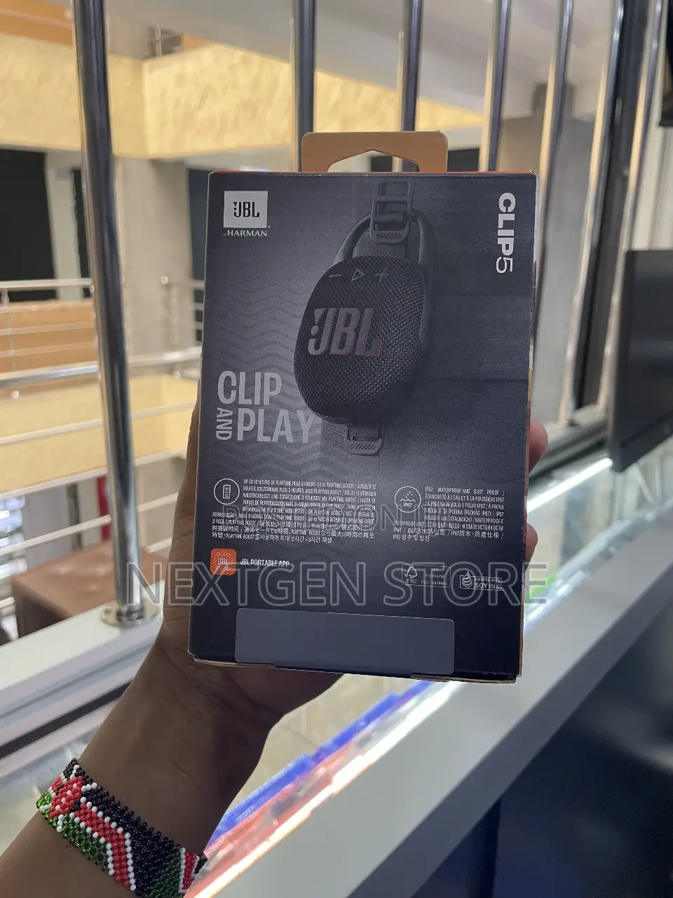 JBL Clip 5 Portable Bluetooth Speaker - Brand New