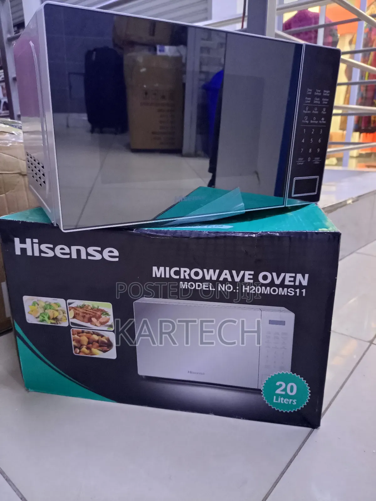 Hisense Digital Control Microwave -Silver
