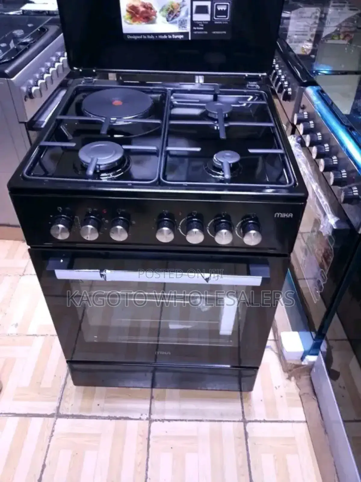 3+1 60 by 60 Mika Free Standing Cooker