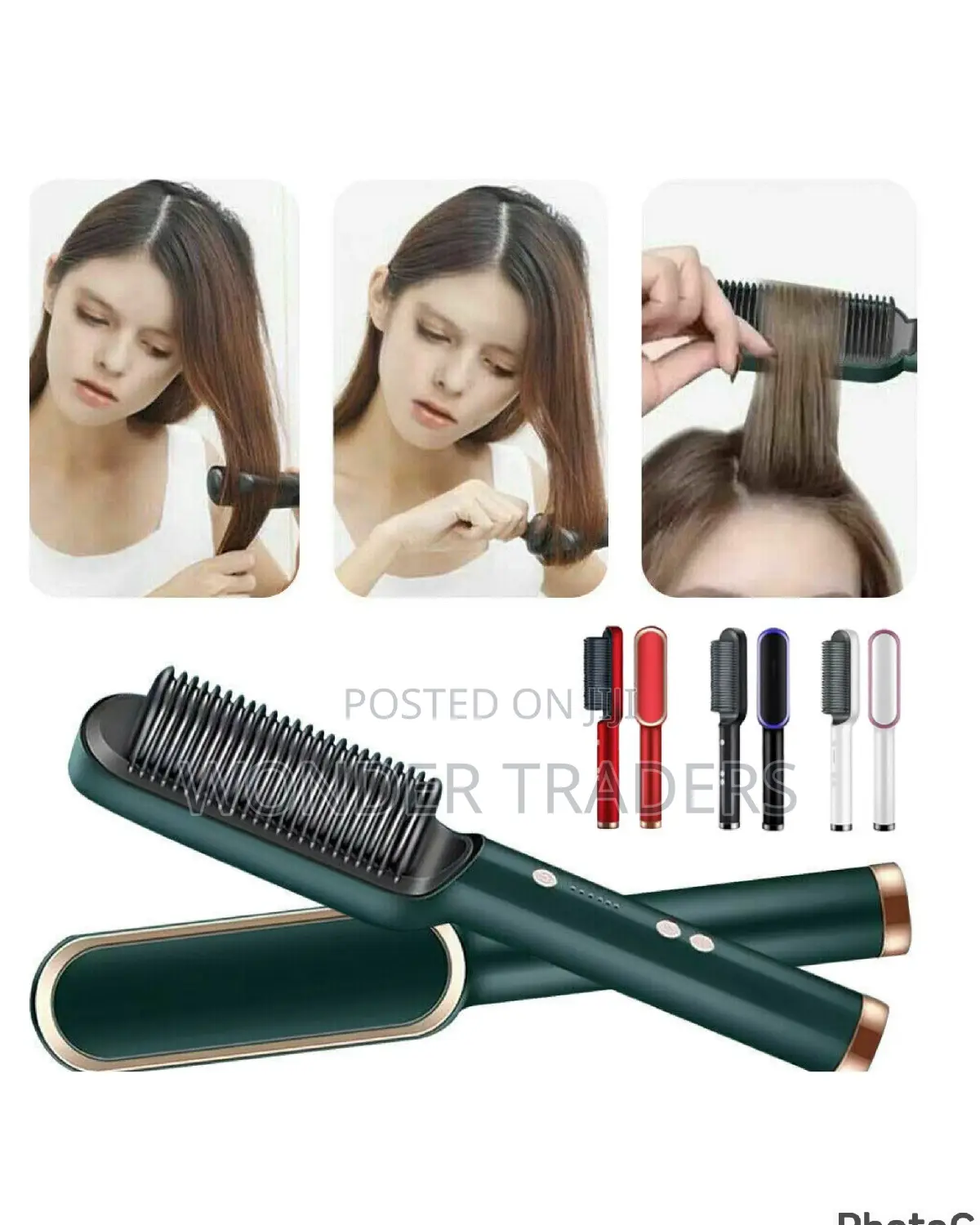 *Electric Hair Straight Comb With Temperature Control