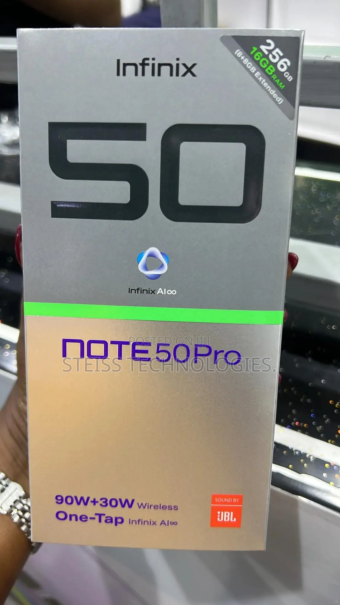 New Infinix Note 50 Pro 256 GB Black