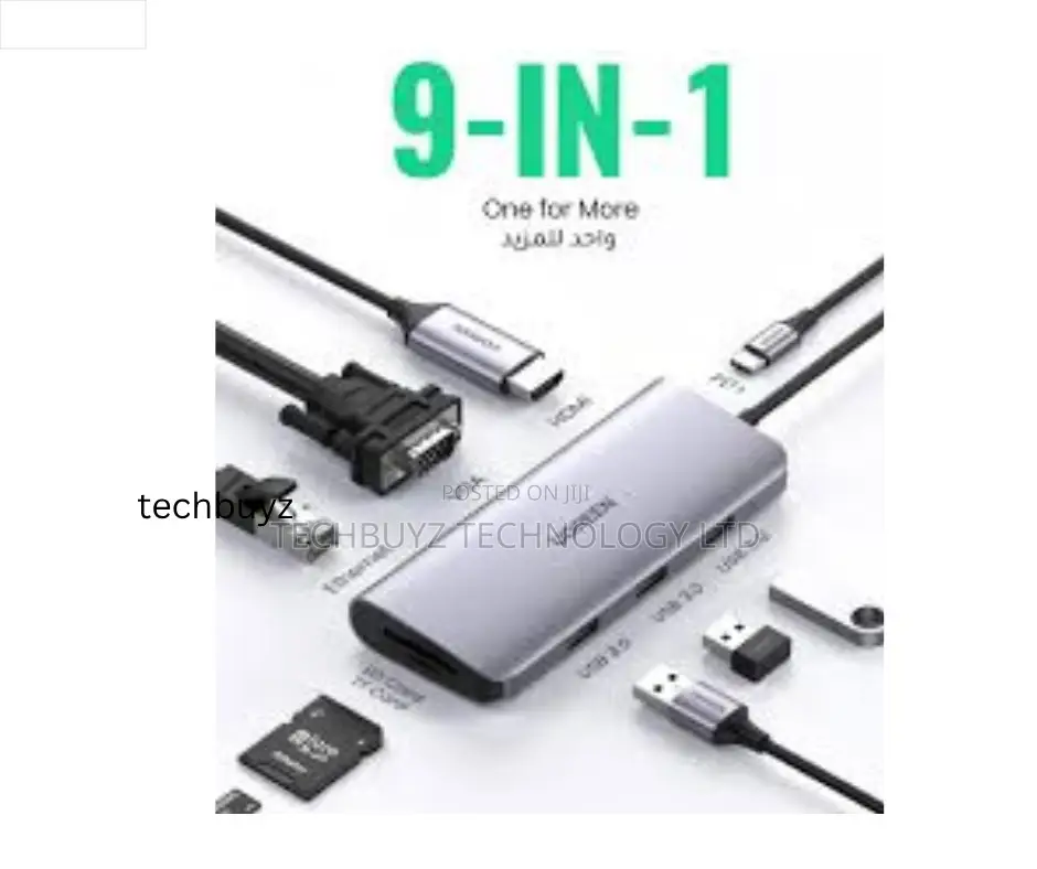 Ugreen 9-in-1 Usb-C Multifunction Adapter - Cm498
