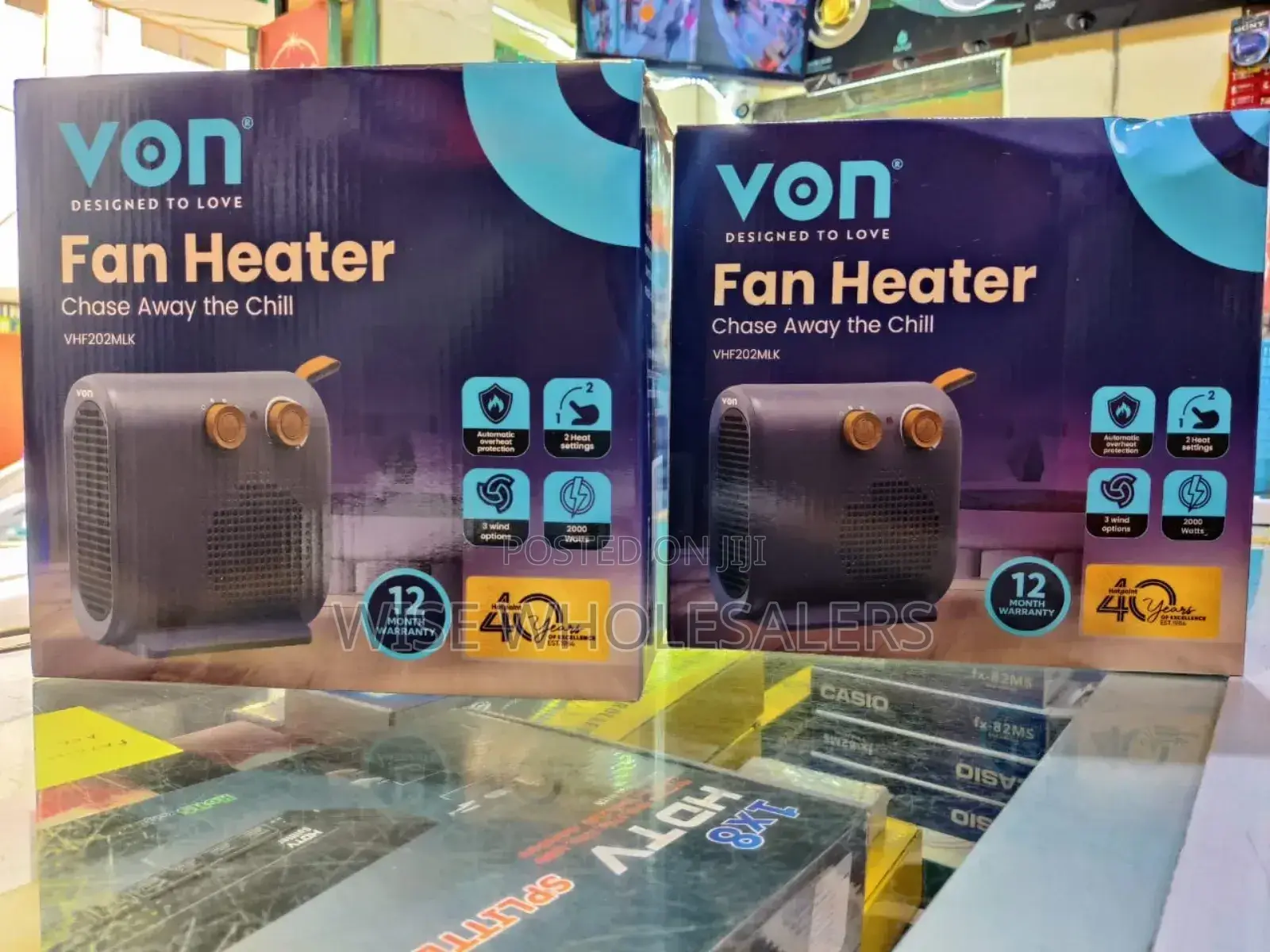 *Von Fan Heater 2000w