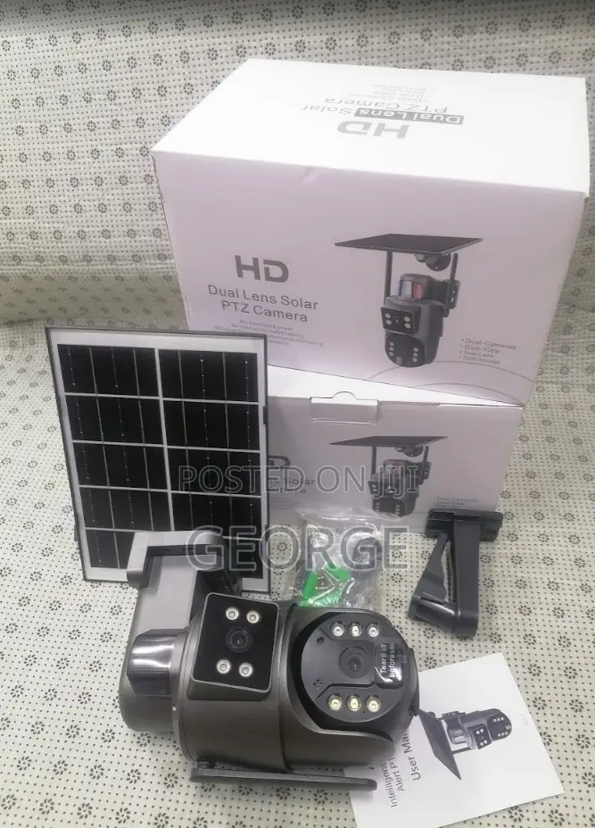 New Version 4g Dual Lens CCTV Solar Camera