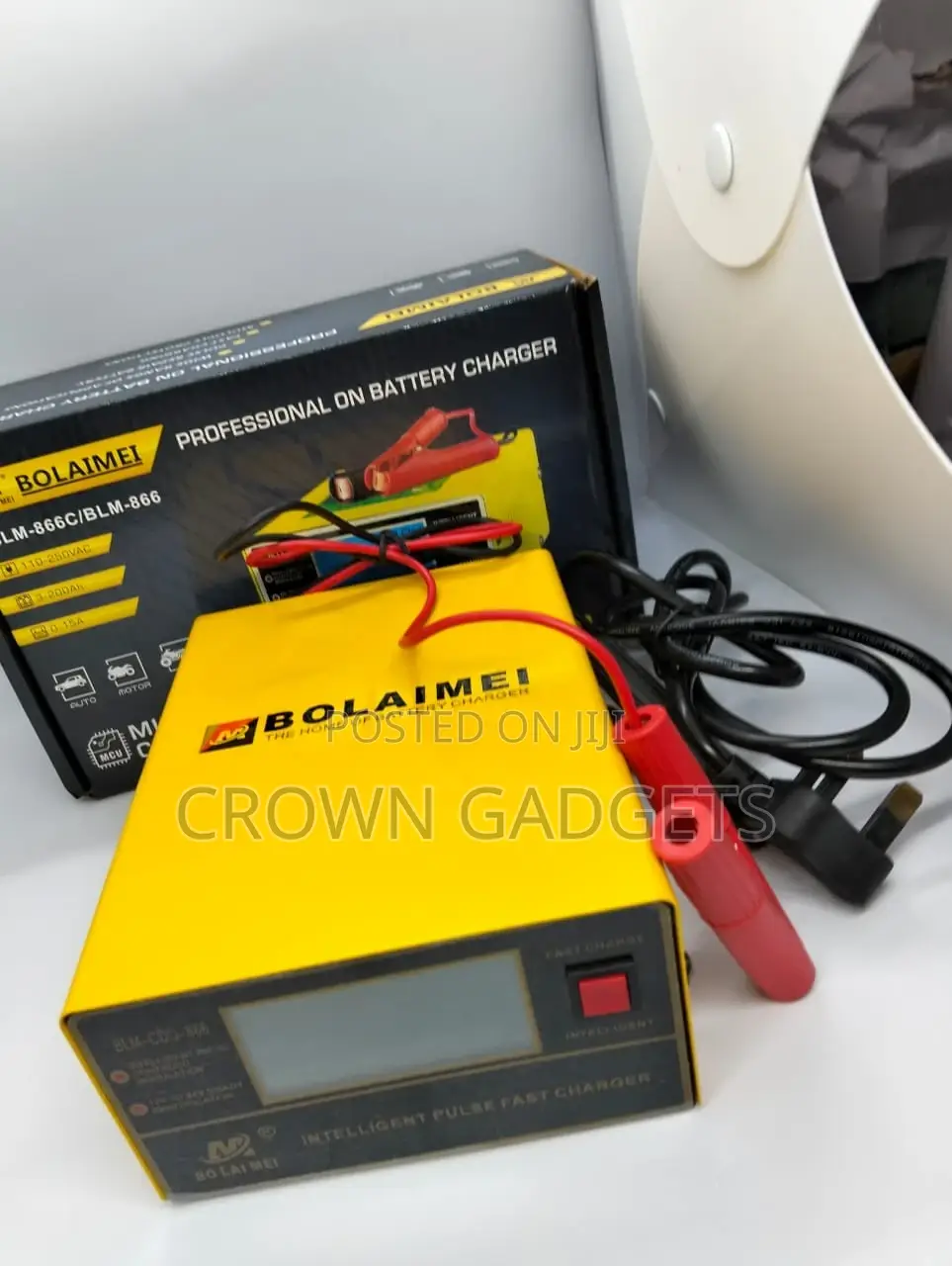 Bolaimei Smart Battery Charger – 12v/24v Auto Repair