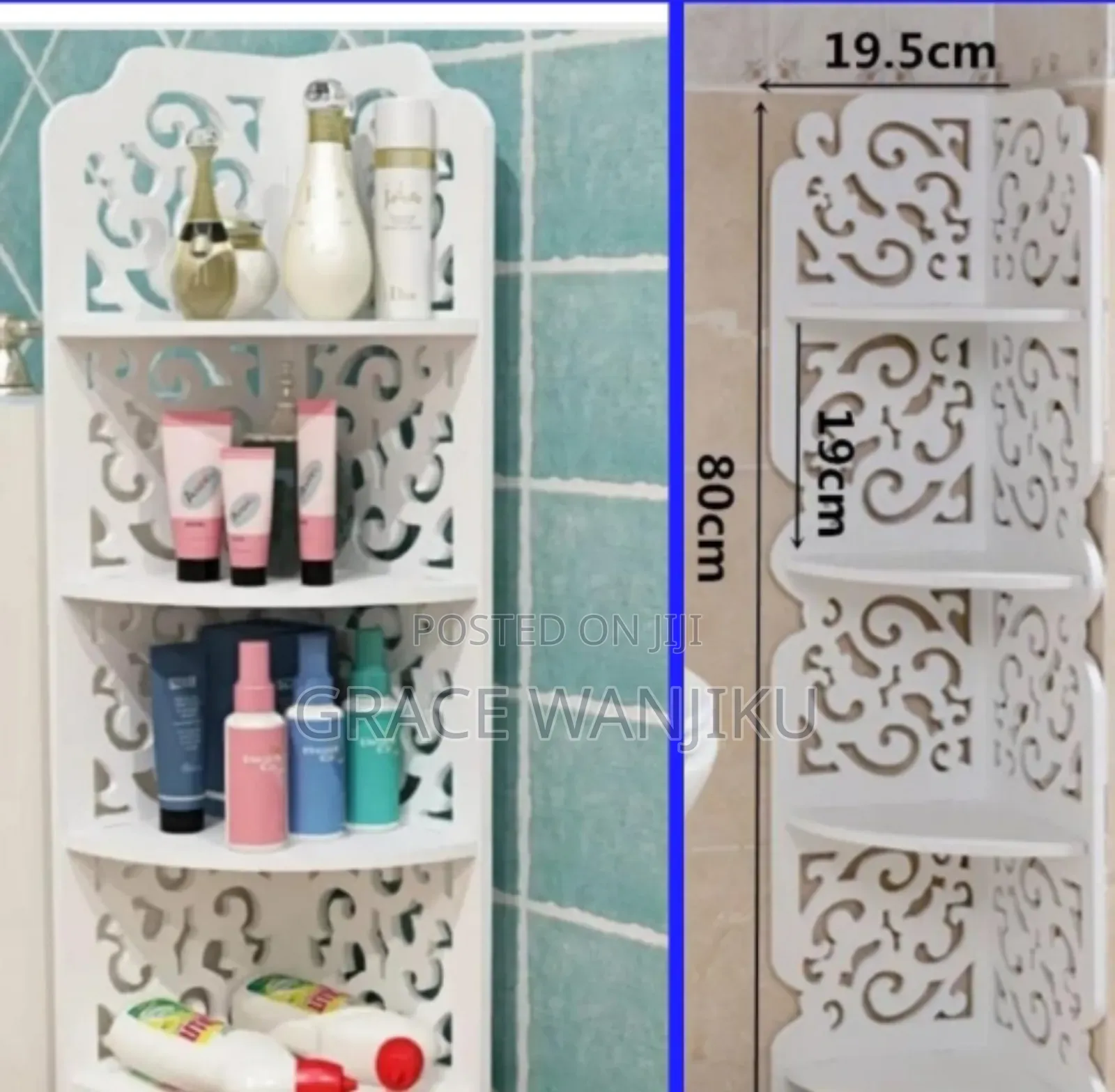 Corner Stand Bathroom Rack