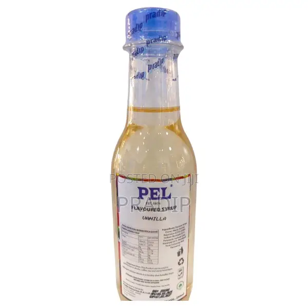 Pel Vanilla Flavoured Syrup 250ml Now Avaialable