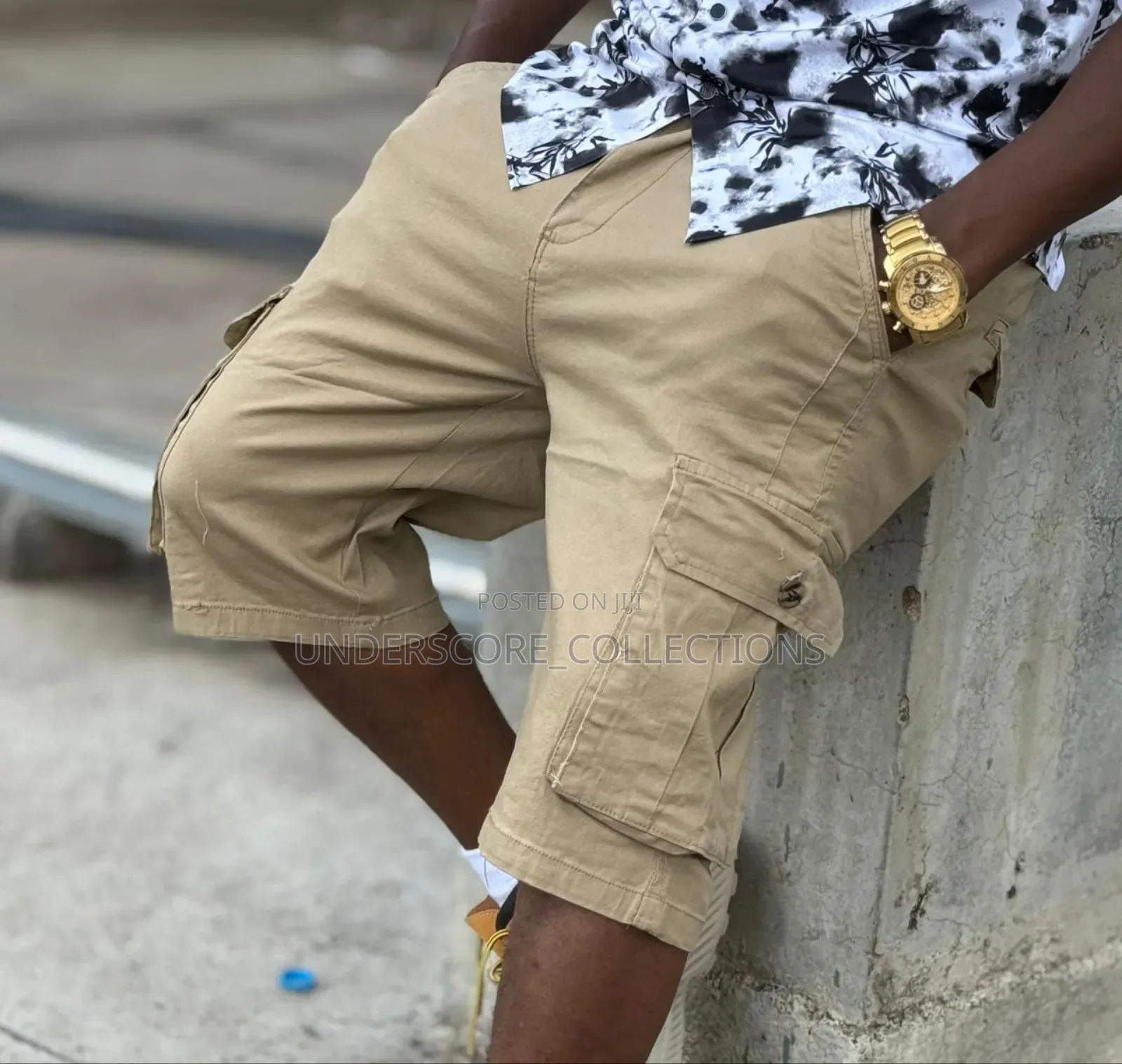 Hard Khaki Side Pocket Shorts