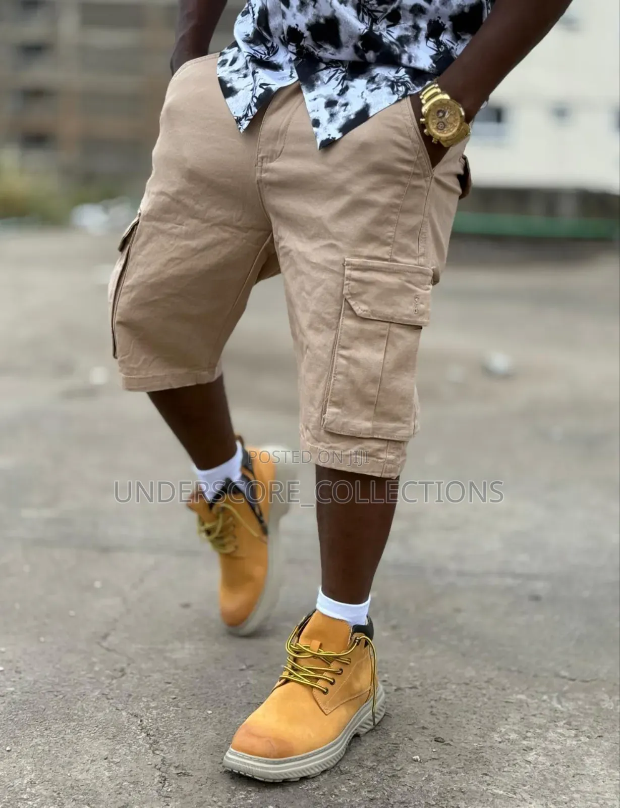 Hard Khaki Side Pocket Shorts