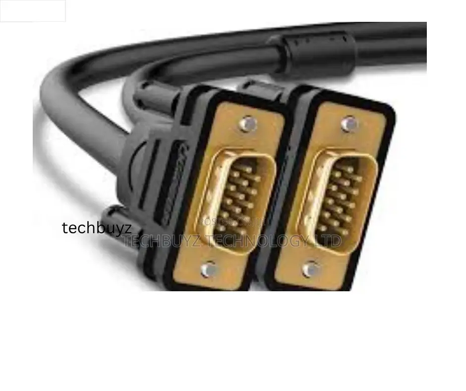 Vention Vga(3+6) Male to Male Cable With Ferrite Cores 15m