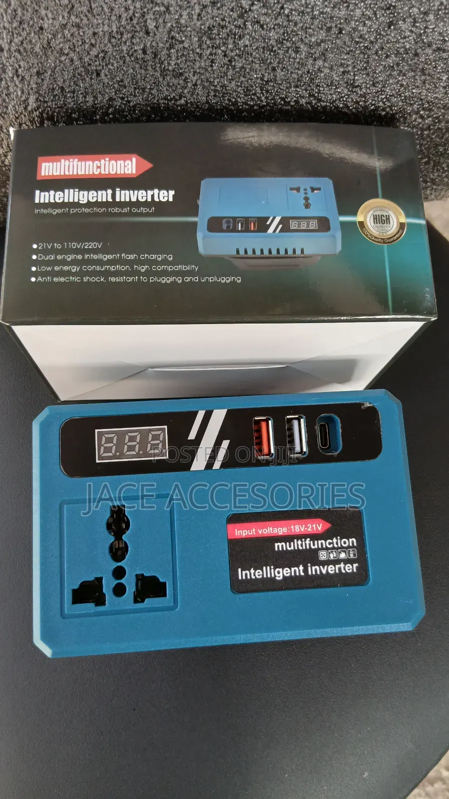 New Lithium Battery Inverter 18v/21v,24v Dc To Ac
