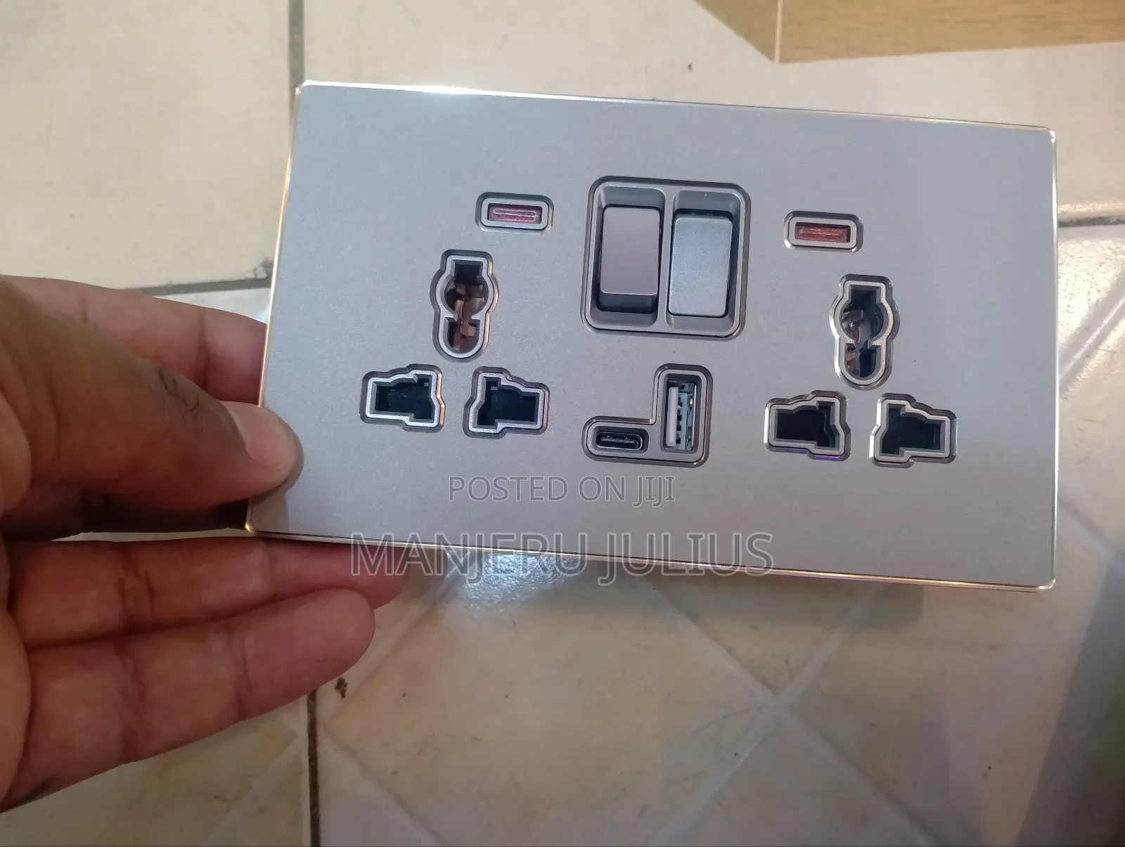 Type C Usb Twin Socket