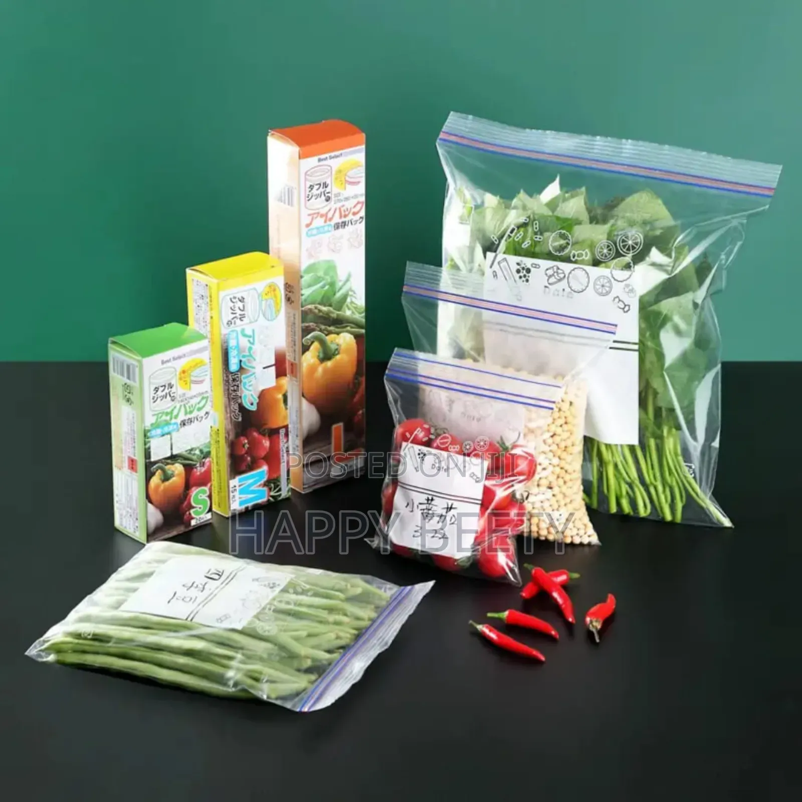 *Reusable Food Storage Bags Plastic Zip