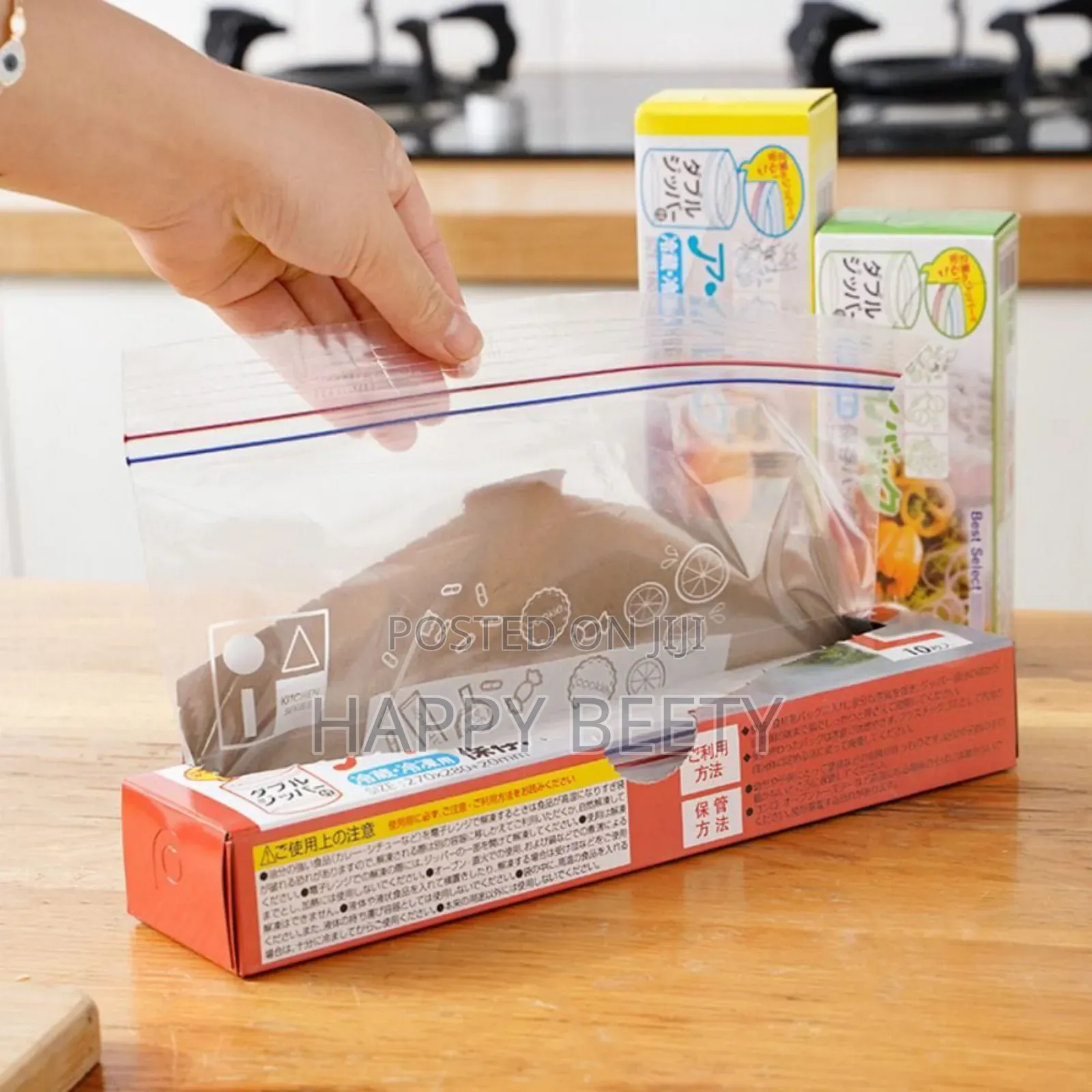 *Reusable Food Storage Bags Plastic Zip