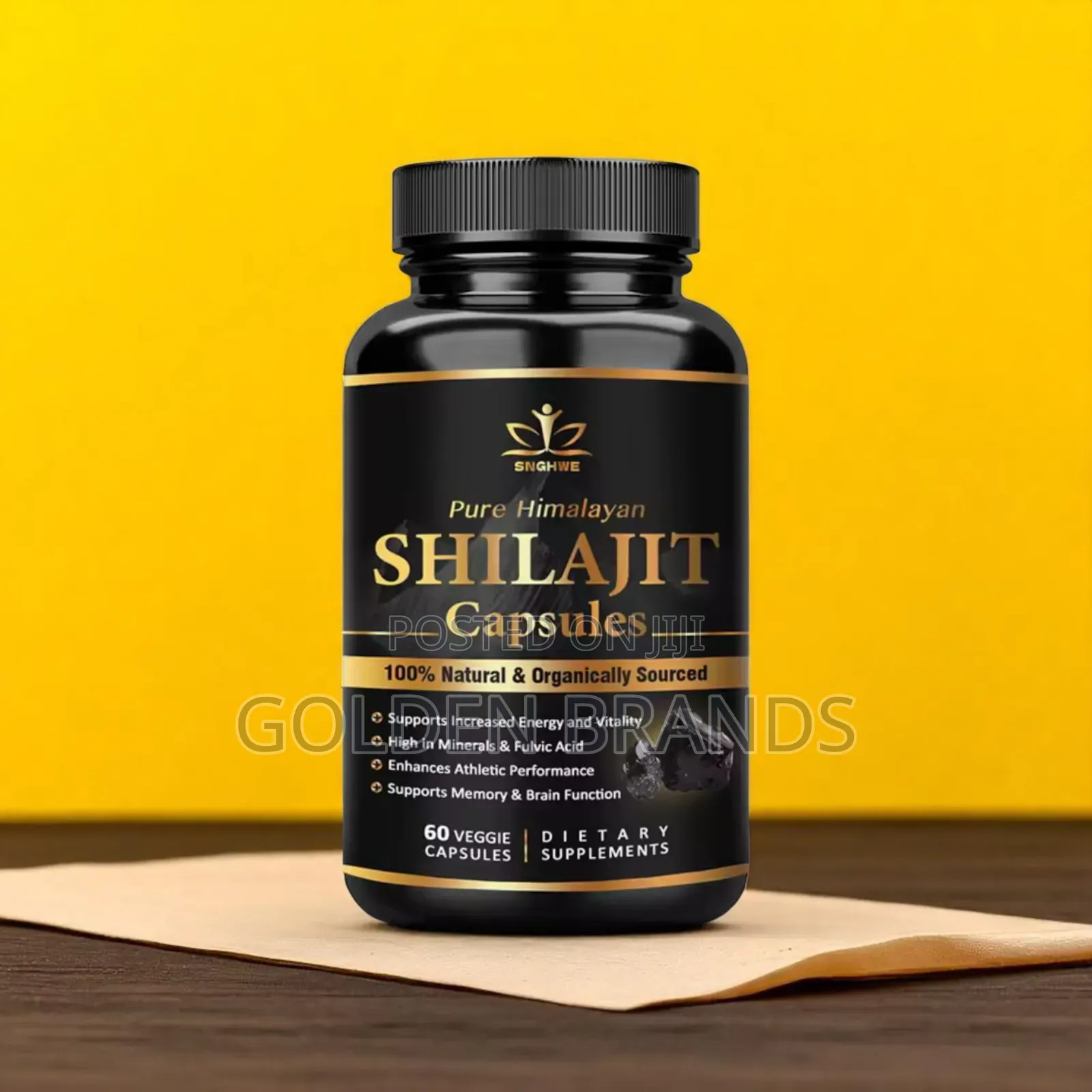 Original Pure Himalayan Shilajit, Energy,Stamina,Power 60pcs