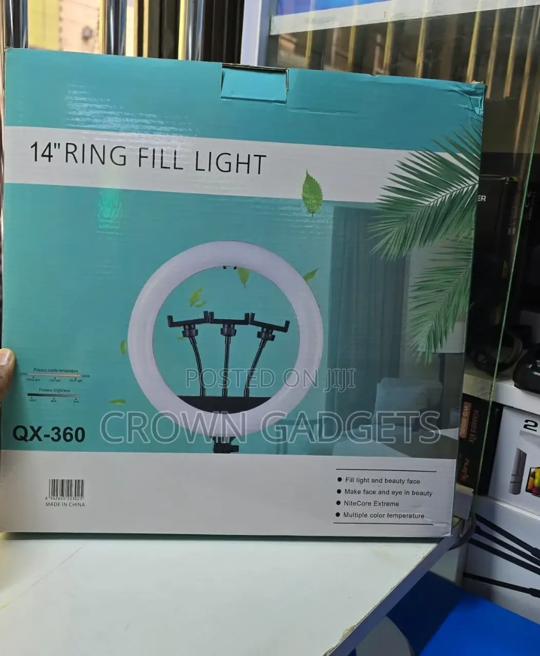 Professional 14” Ring Light –Beauty, Tiktok, Youtube, Zoom