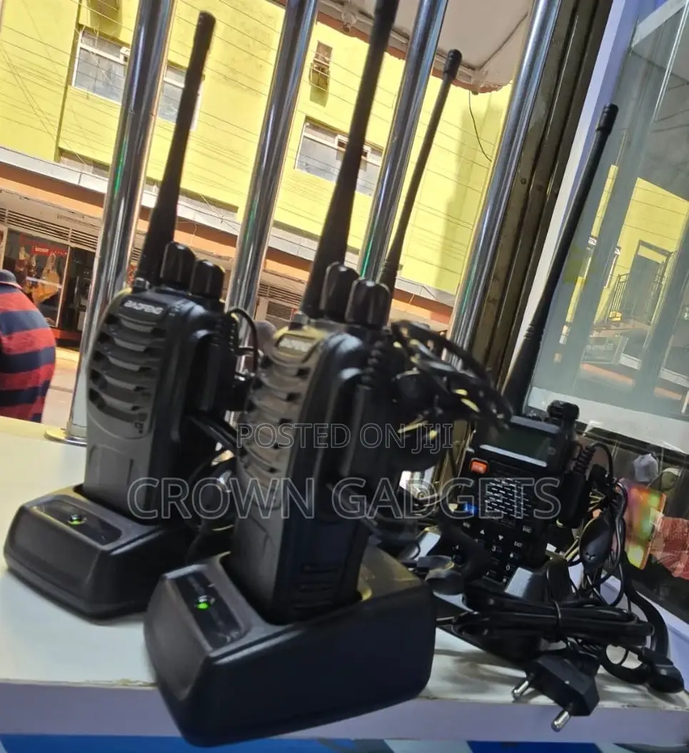 2pcs Baofeng Radios – Bf-B888s Dual PTT With Charger