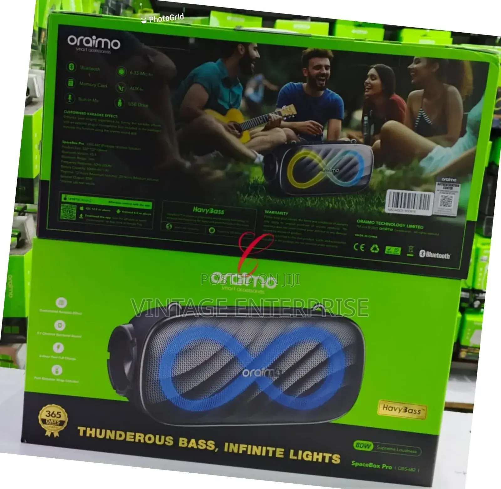 Oraimo Space Box Pro Wireless Bluetooth Speaker