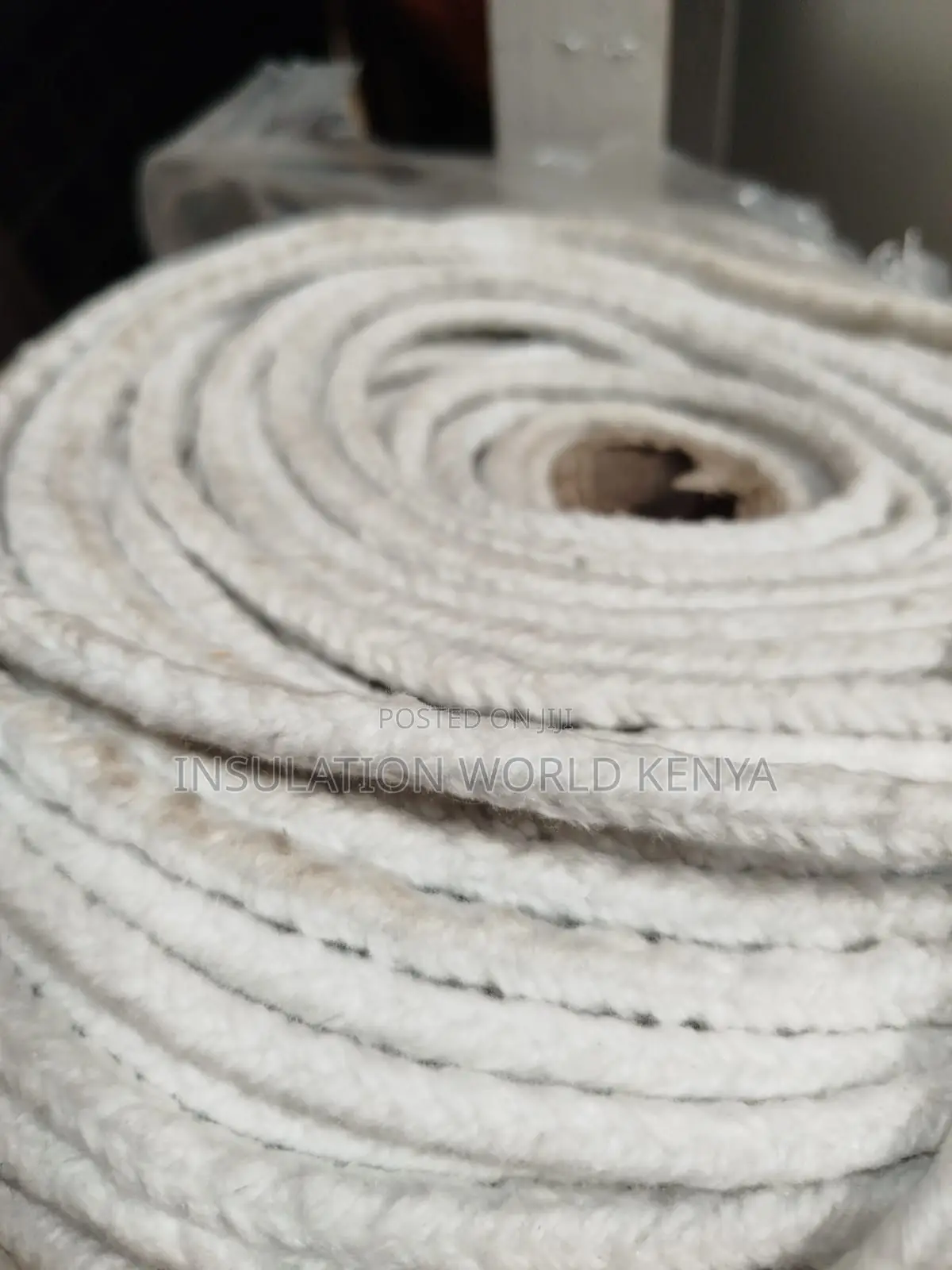 Ceramic Fiber Square Rope–6mm Diameter–Non-Asbestos
