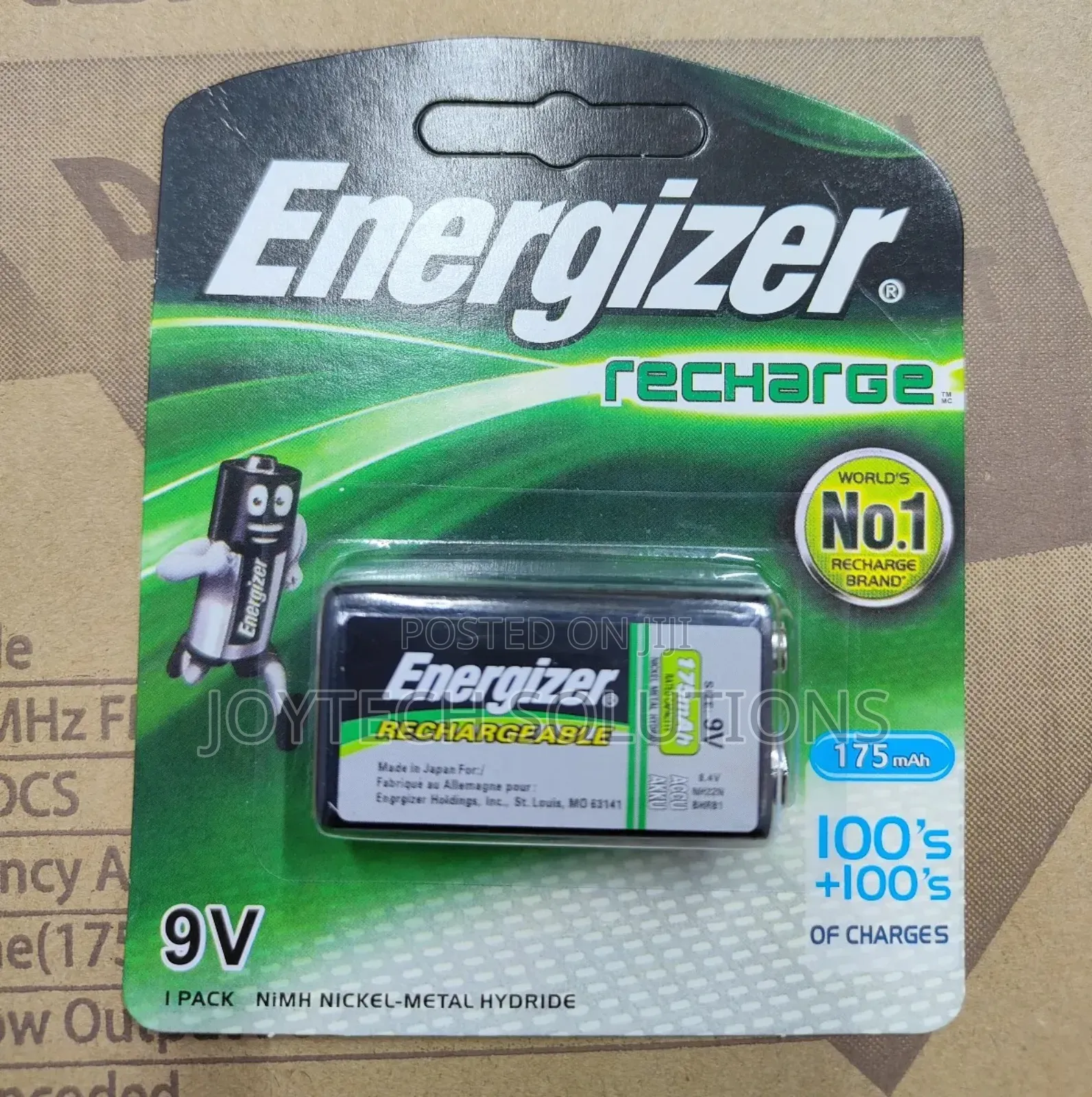 9v Recharge Battery