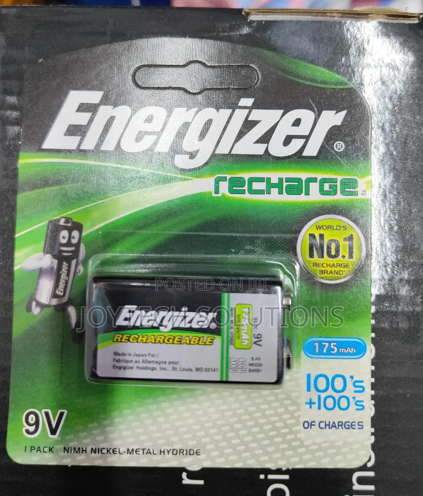 Hydrige Energizer 9v Batteries