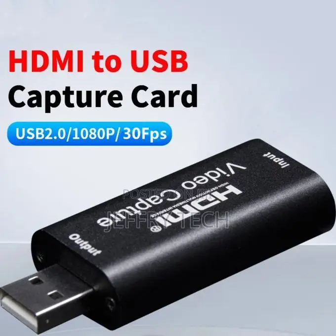 Grwibeou Usb Video Capture Card Hdmi to Usb Video Grabber