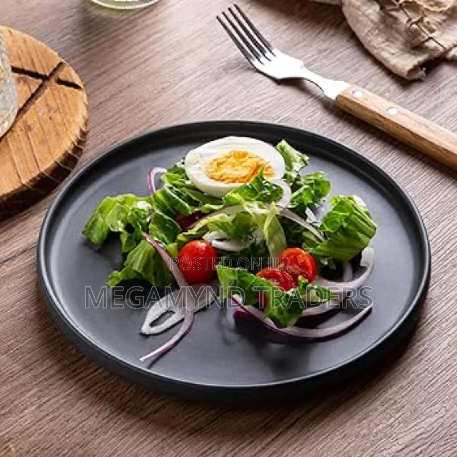 6pc Ceramic Dinner Plates Size 10inch/Restaurant Plates