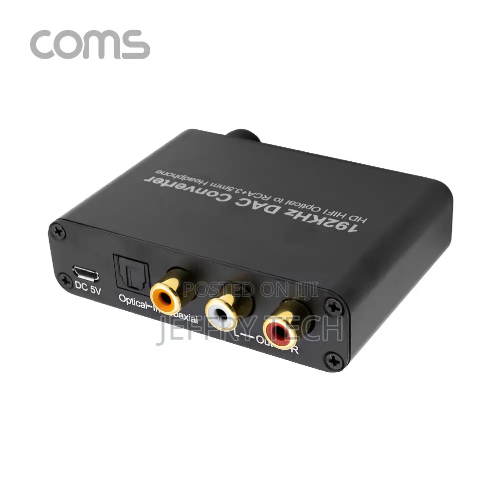 Coms Audio Optical Converter + Amplifier / Digital to Analog