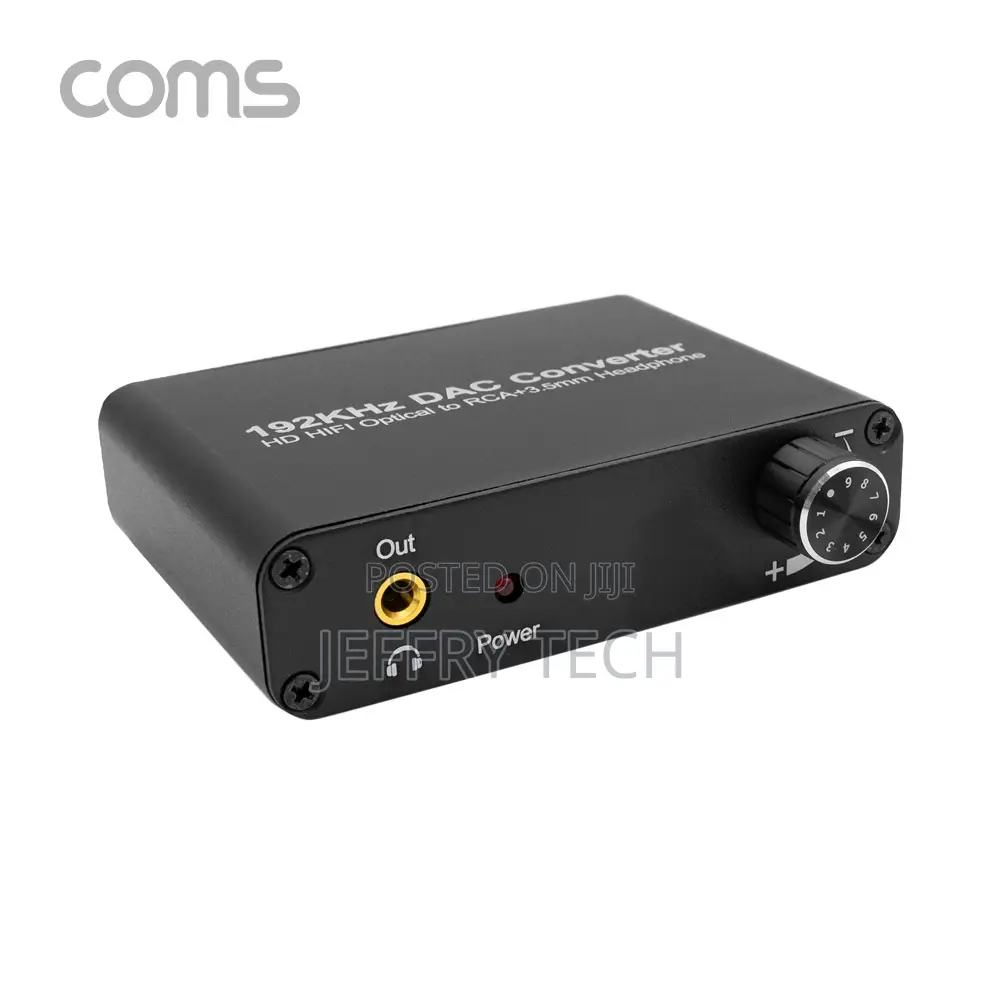 Coms Audio Optical Converter + Amplifier / Digital to Analog