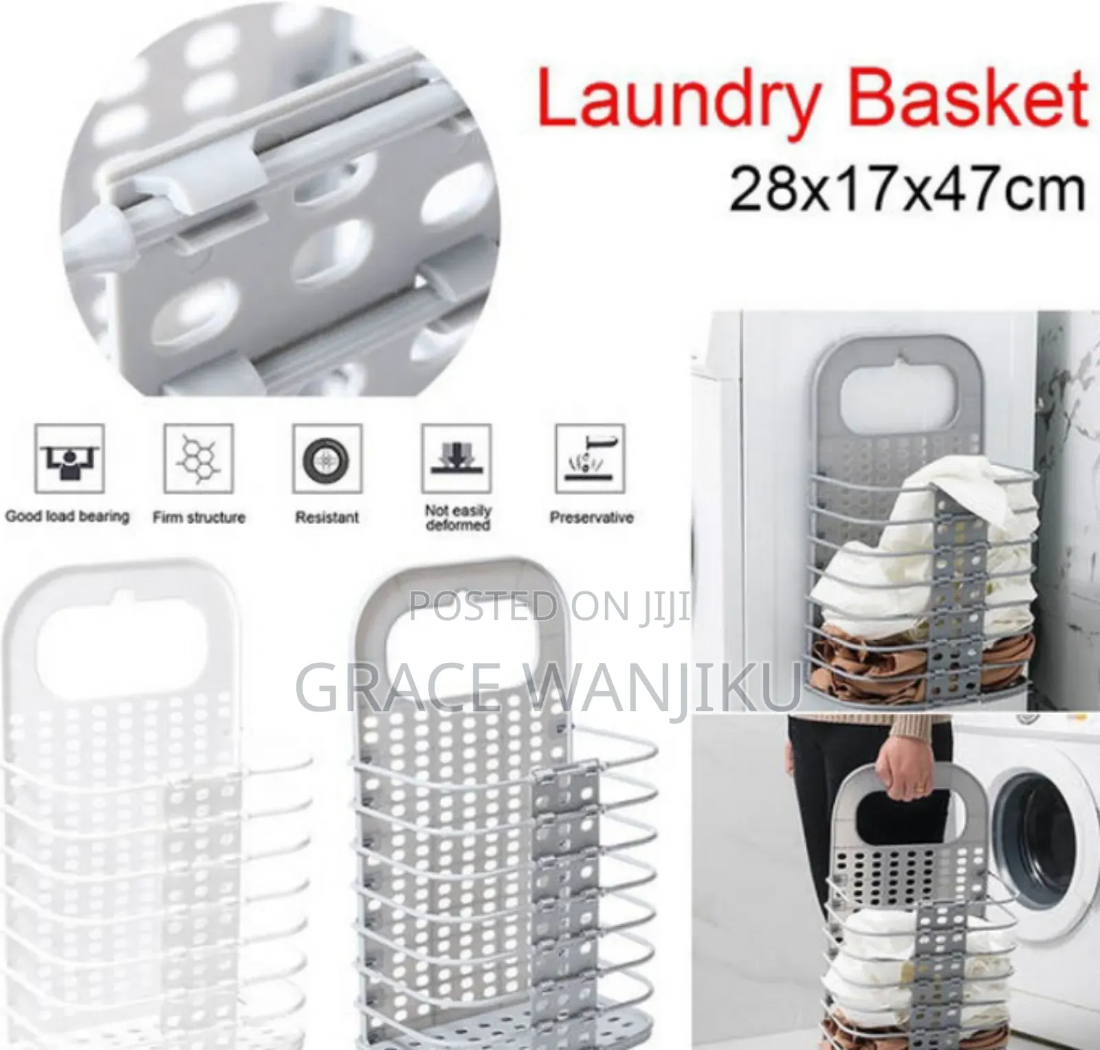 Foldable Laundry Basket*