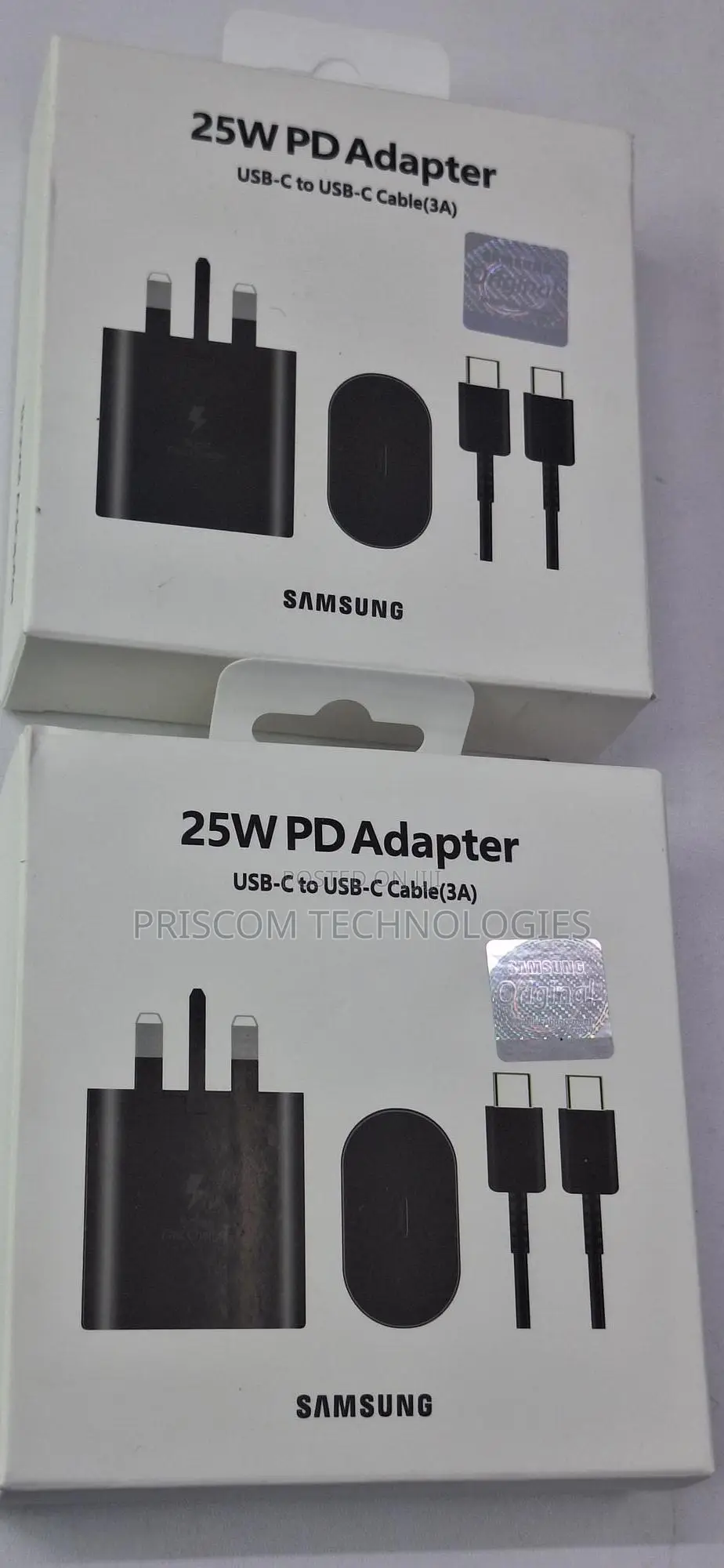 25w Samsung Super Fast Charger Type C, Usb-C to Usb-C Charge