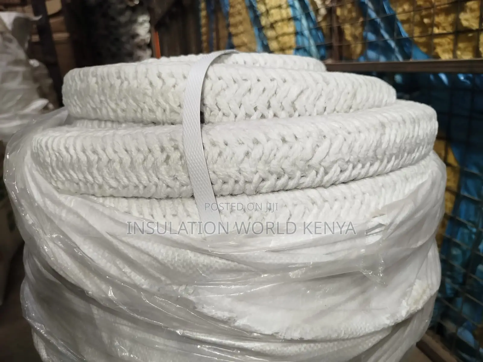 Ceramic Fiber Square Rope–50mmx50mm Diameter–Non-Asbestos