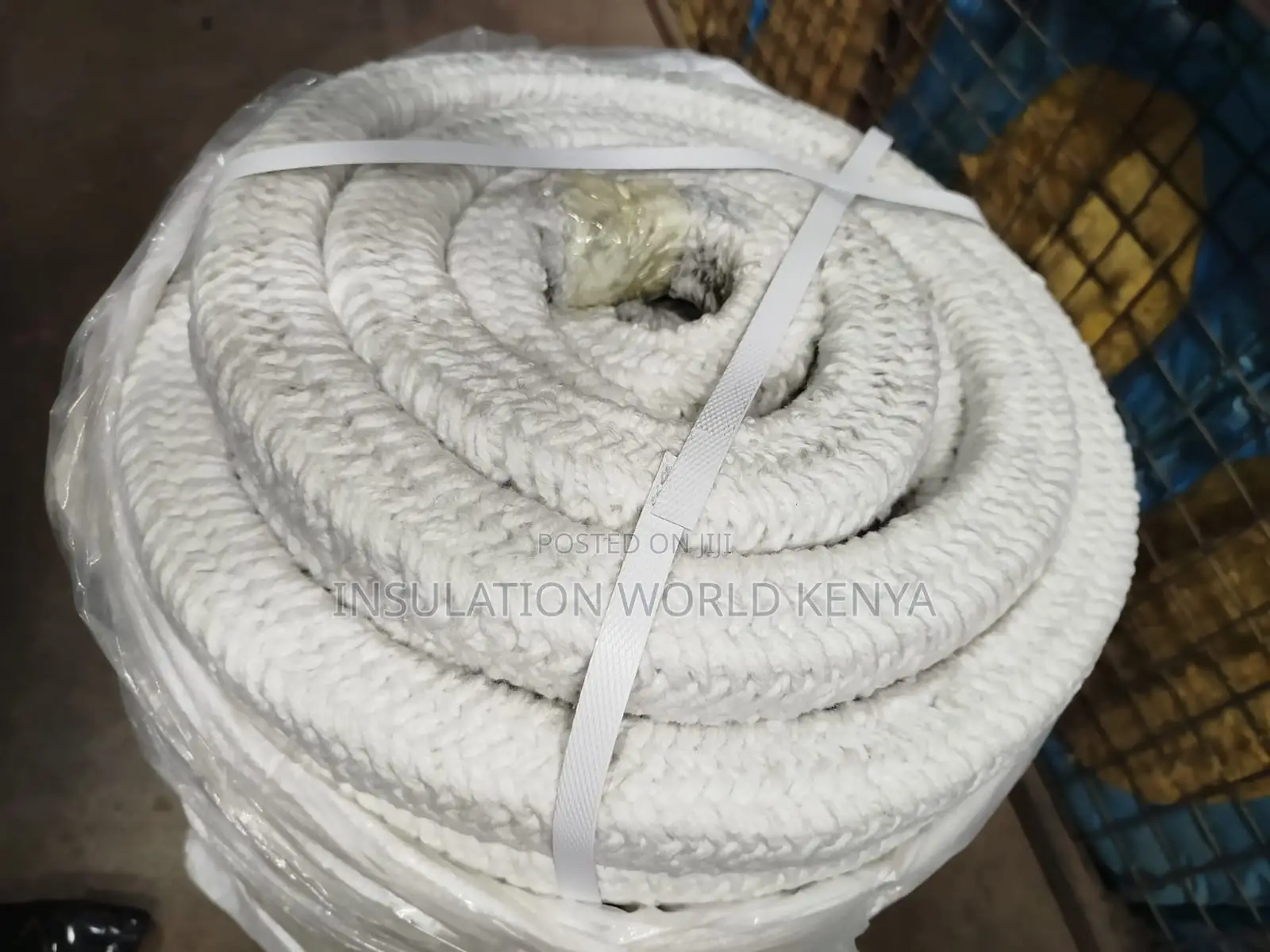 Ceramic Fiber Square Rope–50mmx50mm Diameter–Non-Asbestos