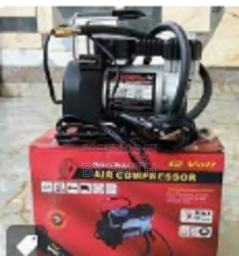 Portable Air Compressor 2 Piston/Tyre Inflator Pump Machine