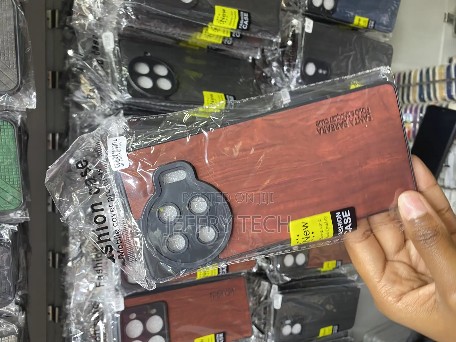 Yabf33 Tecno Spark 20 Pro Plus Leathether Case With Silicone