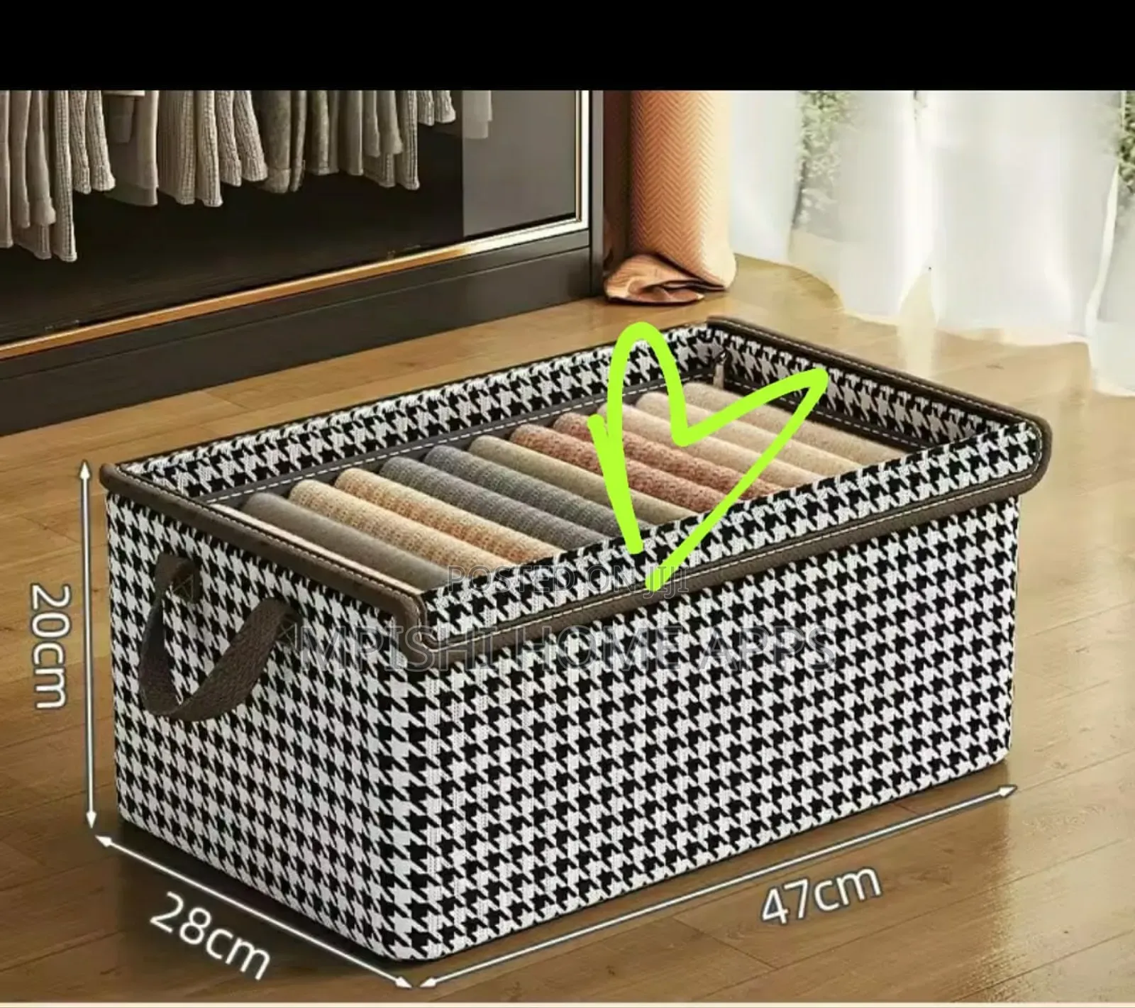 Multi~Functional Foldable Wardrobe Storage Organiser